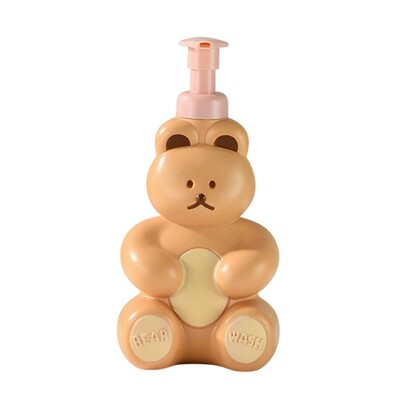Cartoon Bear vahtseebi dosaator 250 ml losjooni säilituskonteiner šampoon dušš