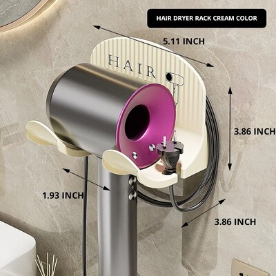1 tk multifunktsionaalne hoiurest fööni statiiviga tasuta vannitoa elektriline fööni kronstein seinale kinnitatav föönirest
