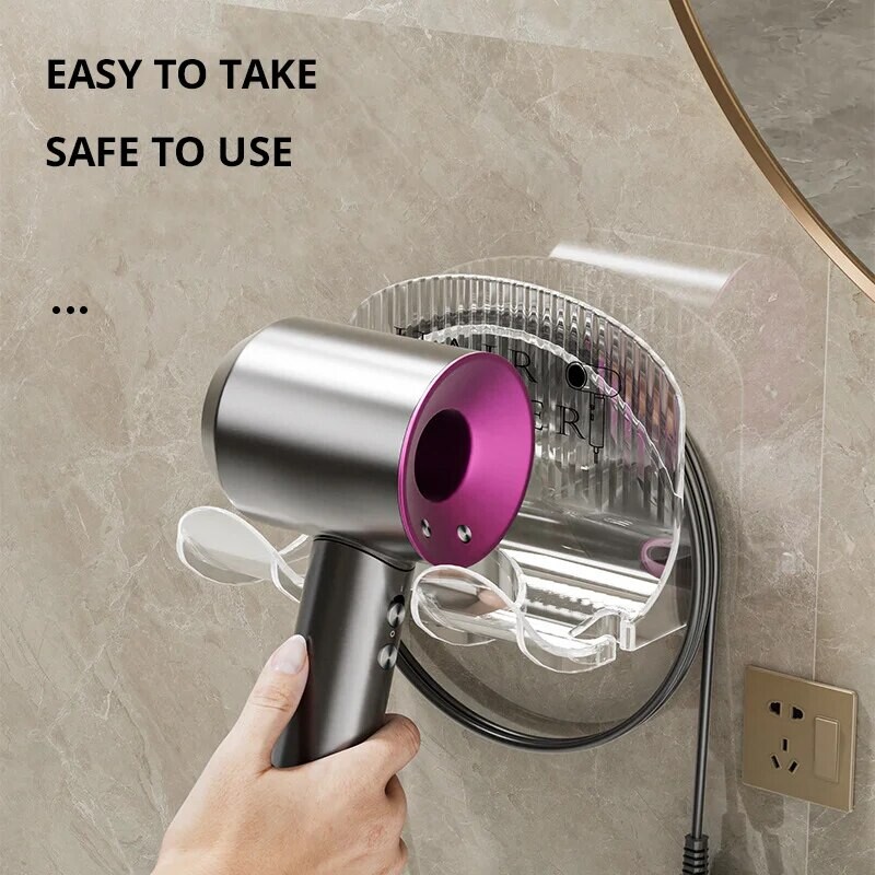 1 tk multifunktsionaalne hoiurest fööni statiiviga tasuta vannitoa elektriline fööni kronstein seinale kinnitatav föönirest
