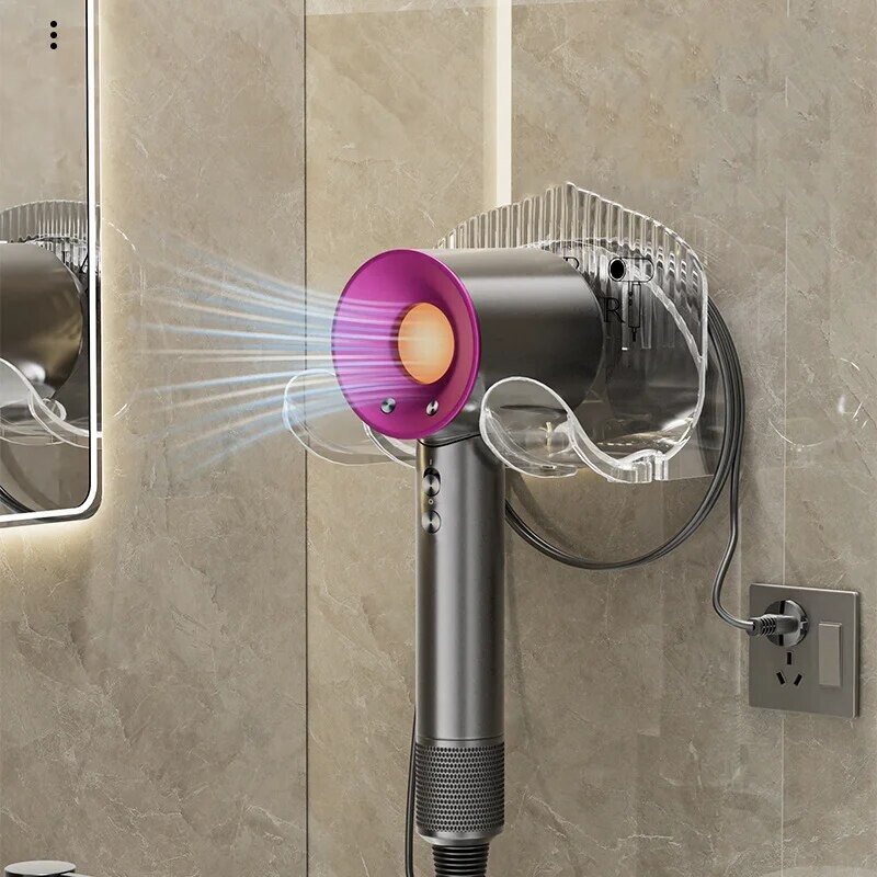 1 tk multifunktsionaalne hoiurest fööni statiiviga tasuta vannitoa elektriline fööni kronstein seinale kinnitatav föönirest