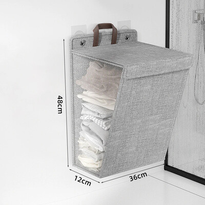 Nešvarių skalbinių krepšelis Sulankstomas rūbų laikymo krepšelis Sieninis nešvarių skalbinių krepšelis Namų organizavimas Sandėliavimo reikmenys