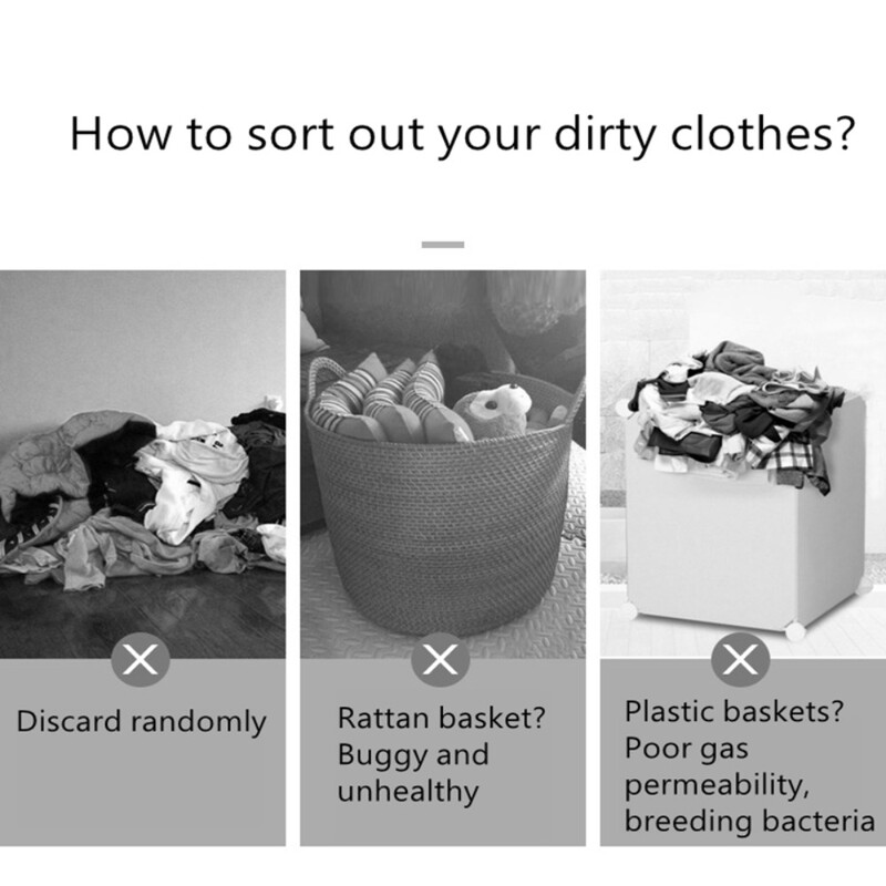 Košara za prljavo rublje Sklopive košare za pohranu odjeće Mrežasto pranje odjeće Pohrana dječjih igračaka Kućni organizator