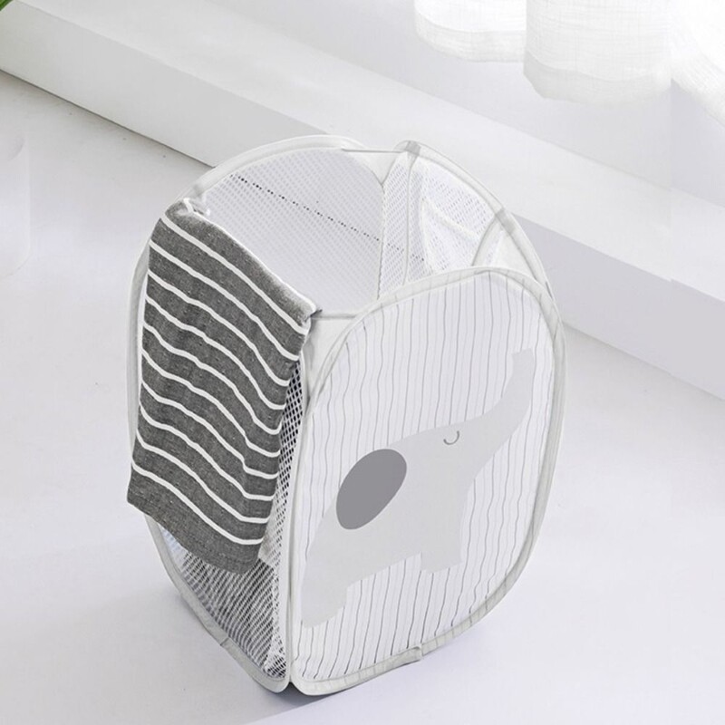 Košara za prljavo rublje Sklopive košare za pohranu odjeće Mrežasto pranje odjeće Pohrana dječjih igračaka Kućni organizator