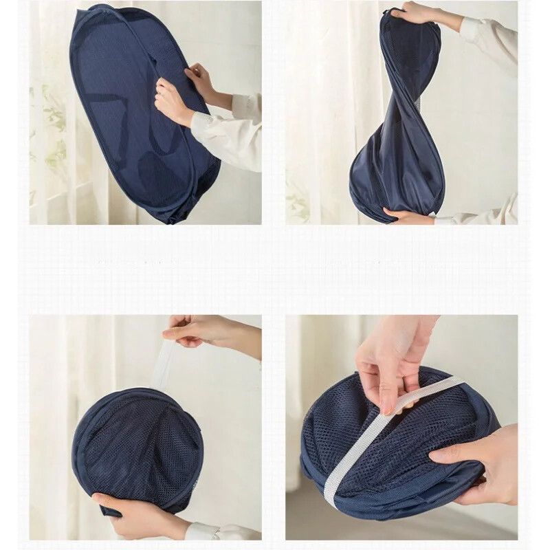 Horisontaalne kokkupandav pesukorv Võrkriie hingav pesu takistab suure mahuga hoiukorvid Kodutarvikud