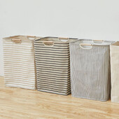 Puuvillane linane määrdunud pesukorv kokkupandav ümmargune veekindel vahend kopp riided laste mänguasi kodukäepide takistab hoiustamist