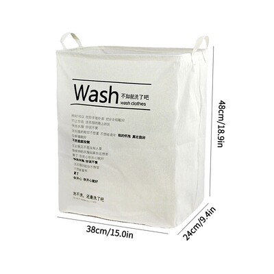 Puuvillane linane määrdunud pesukorv kokkupandav ümmargune veekindel vahend kopp riided laste mänguasi kodukäepide takistab hoiustamist