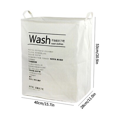 Puuvillane linane määrdunud pesukorv kokkupandav ümmargune veekindel vahend kopp riided laste mänguasi kodukäepide takistab hoiustamist