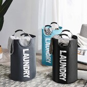 Velika košara za rublje, sklopiva korpa za rublje od Oxford tkanine s aluminijskom ručkom, prevelika za kućni organizator za pohranu