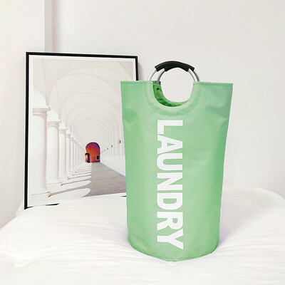 Velika košara za rublje, sklopiva korpa za rublje od Oxford tkanine s aluminijskom ručkom, prevelika za kućni organizator za pohranu