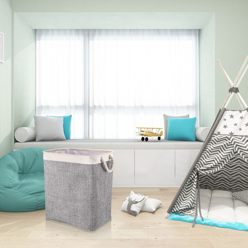 Kokkupandav pesukorv Kokkupandav beebi määrdunud riided takistavad praktilist riidekorvi rõivaste hoidmiseks