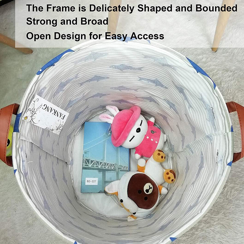 40x50cm košara za rublje, sklopiva platnena velika prljava odjeća, igračke, torba za pohranu, sklopiva košara s ručkama Organizacija doma