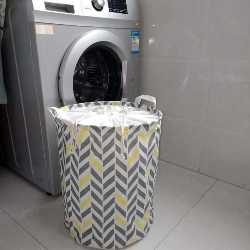 Uus moeprindiga pesukorv pingutusnööriga voodriga kaasaskantav kokkupandav hoiukoti tõke laste mänguasjadele, määrdunud riidekorv