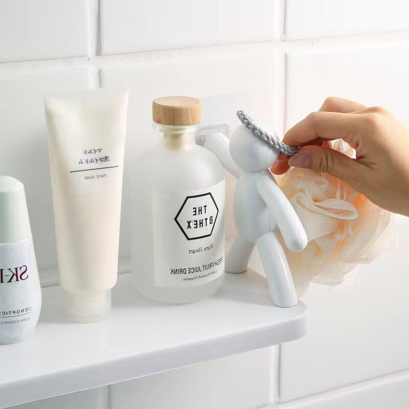 Figūrinė lentyna prie sienos tvirtinama virtuvė Vonios kambarys Organizatorius Be gręžimo sienelės Žmonės lentyna dramblio gulbės laikymo lentyna vonios kambario saugykla