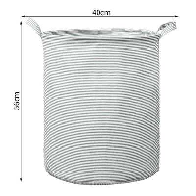Καλάθι ρούχων μεγάλης χωρητικότητας Καλάθι βρώμικων ρούχων Υφασμάτινο καλάθι πλυντηρίων ρούχων Πτυσσόμενο καλάθι αποθήκευσης Οικιακό κουτί αποθήκευσης φορητό