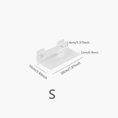 1 tk-akrüülist seinariiul Kuvariiul, seinale riputatav laud, tasuta punch, vannitualett-köögi hoiurest, tugev vannikleebis