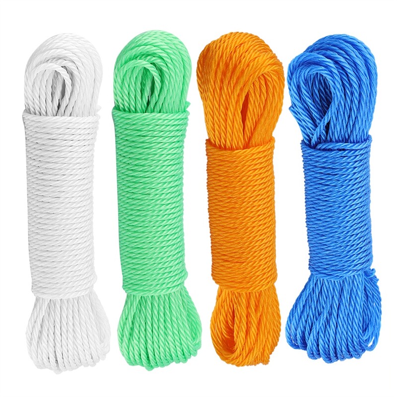 20 m najlonski konop za odjeću 20 m najlonsko uže 20 m najlonsko uže Konop Konop za odjeću Vrt Kampiranje na otvorenom Najlonski konop za odjeću Najlonski konopci