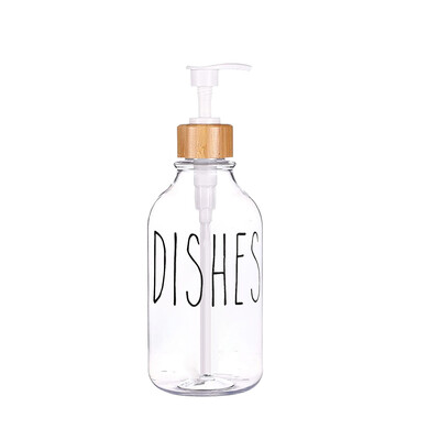 Λευκό Σαπούνι Χεριών και Σαπουνάκι Πιάτων με Μπουκάλι Σαπουνιού Αντλίας για Πάγκος Κουζίνας Φάρμας Οργάνωση διακόσμησης μπάνιου 500ml