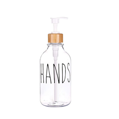 Λευκό Σαπούνι Χεριών και Σαπουνάκι Πιάτων με Μπουκάλι Σαπουνιού Αντλίας για Πάγκος Κουζίνας Φάρμας Οργάνωση διακόσμησης μπάνιου 500ml