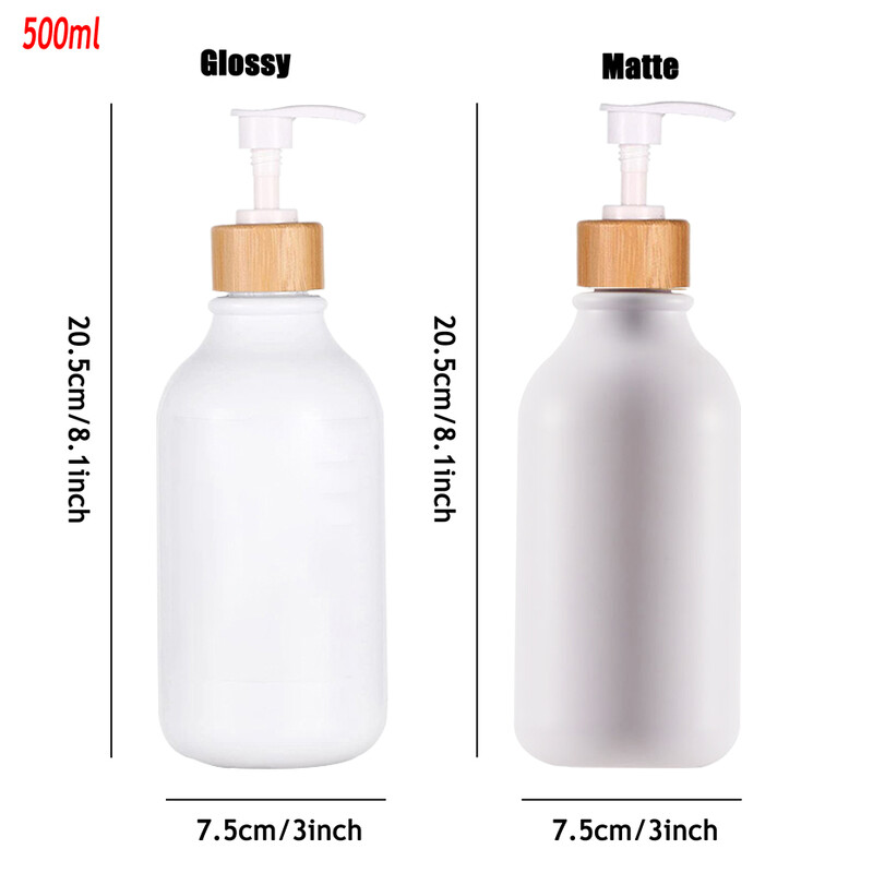 Λευκό Σαπούνι Χεριών και Σαπουνάκι Πιάτων με Μπουκάλι Σαπουνιού Αντλίας για Πάγκος Κουζίνας Φάρμας Οργάνωση διακόσμησης μπάνιου 500ml