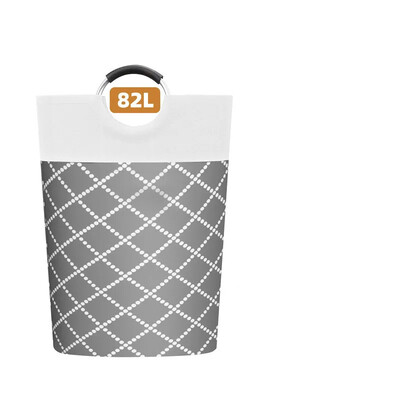 Suur 90L Kokkupandav veekindel pesukorv Silinderviimistlusega riiete hoiustamiseks ämbrikott