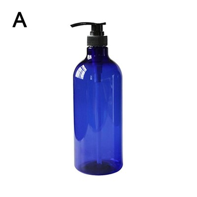 1000ML korduvtäidetav šampoon palsam kehapesu dosaatori komplekt trükitud kirjad Vannitoa seebipudeli dosaator dušipumba šampoon