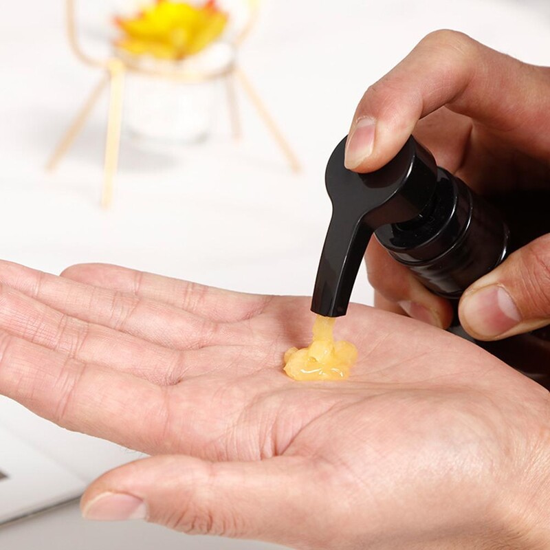 1000ML korduvtäidetav šampoon palsam kehapesu dosaatori komplekt trükitud kirjad Vannitoa seebipudeli dosaator dušipumba šampoon