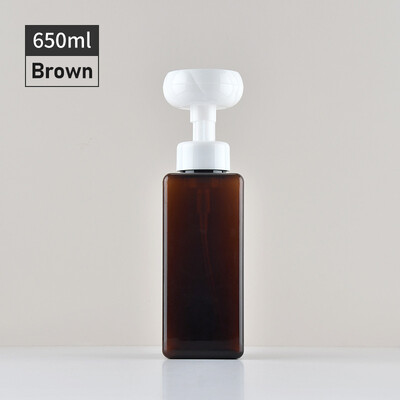 Săpun de mâini cu spumă florală Flacon cu bule de flori drăguț Dispenser de săpun lichid Sticlă cu pompă pentru săpun de mână Presă pentru baie Sticla pentru spălat mâini