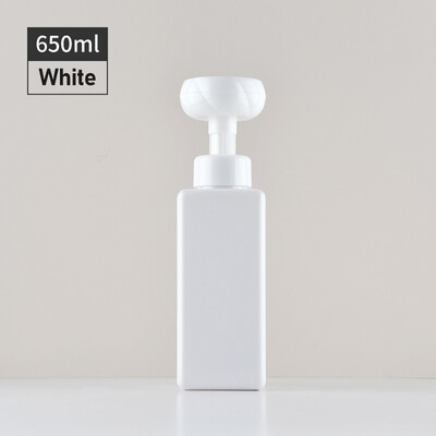 Săpun de mâini cu spumă florală Flacon cu bule de flori drăguț Dispenser de săpun lichid Sticlă cu pompă pentru săpun de mână Presă pentru baie Sticla pentru spălat mâini