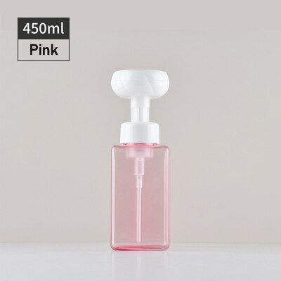 Săpun de mâini cu spumă florală Flacon cu bule de flori drăguț Dispenser de săpun lichid Sticlă cu pompă pentru săpun de mână Presă pentru baie Sticla pentru spălat mâini