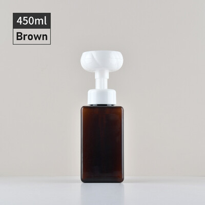 Săpun de mâini cu spumă florală Flacon cu bule de flori drăguț Dispenser de săpun lichid Sticlă cu pompă pentru săpun de mână Presă pentru baie Sticla pentru spălat mâini