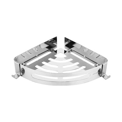 Kupaonske police od nehrđajućeg čelika Organizator za kutne police Kuhinjska sisa Zidni kutni stalak za pohranu Kupaonski pribor