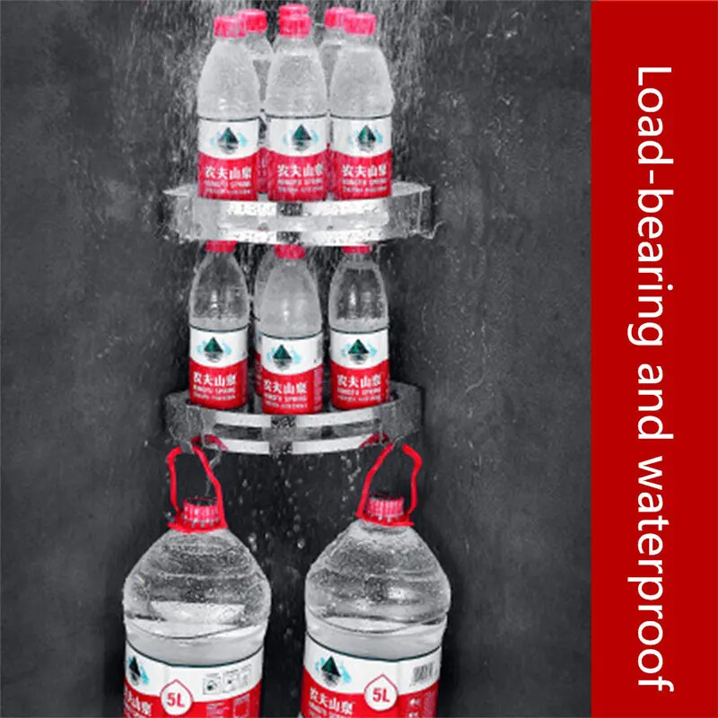 Kupaonske police od nehrđajućeg čelika Organizator za kutne police Kuhinjska sisa Zidni kutni stalak za pohranu Kupaonski pribor