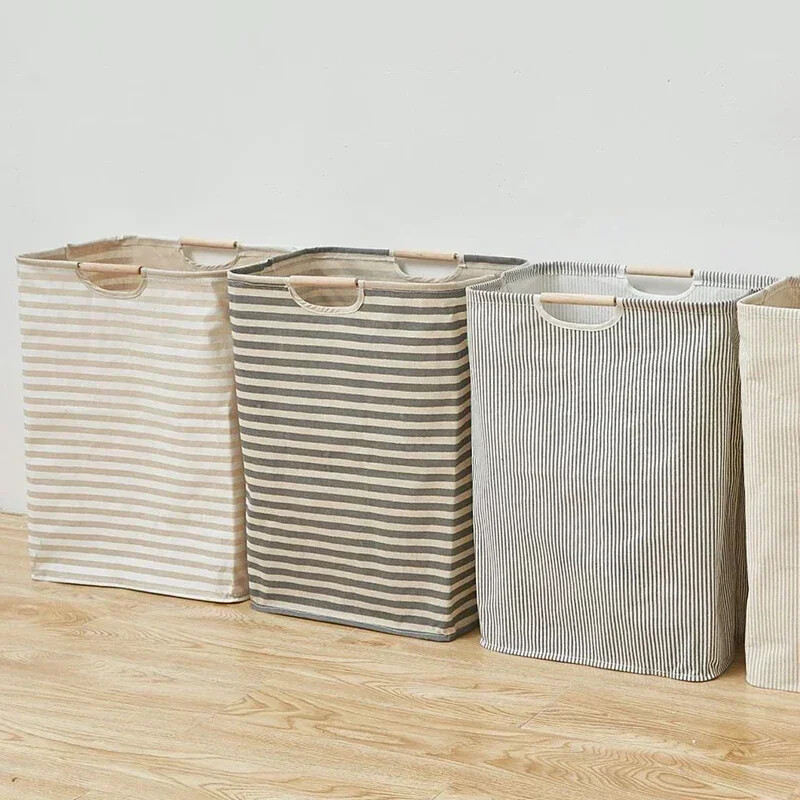 Kupaonica Košara za prljavo rublje Vetrine za pohranu rublja velikog kapaciteta Sklopiva kanta za organizatore od pamučne posteljine Dodaci za dom