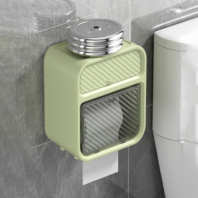 Πολυλειτουργικό χαρτομάντιλο επιτοίχιο με ράφι αποθήκευσης