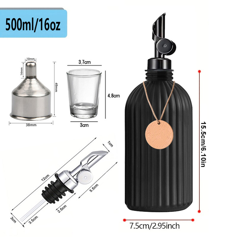 500 ml/16 Oz dozator vodice za ispiranje usta za kupaonicu Trake za višekratnu upotrebu vodice za ispiranje usta Boca Gravitacijski izljev za ispiranje usta Boka posuda