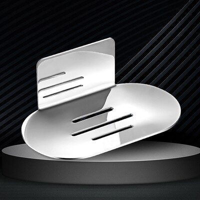 Nerūdijančio plieno dušo muilo laikiklis Nemokamas perforuojamas sieninis muilo indas Vonios muilo padėklas Šampūno stovai Lentynos Organizatoriai