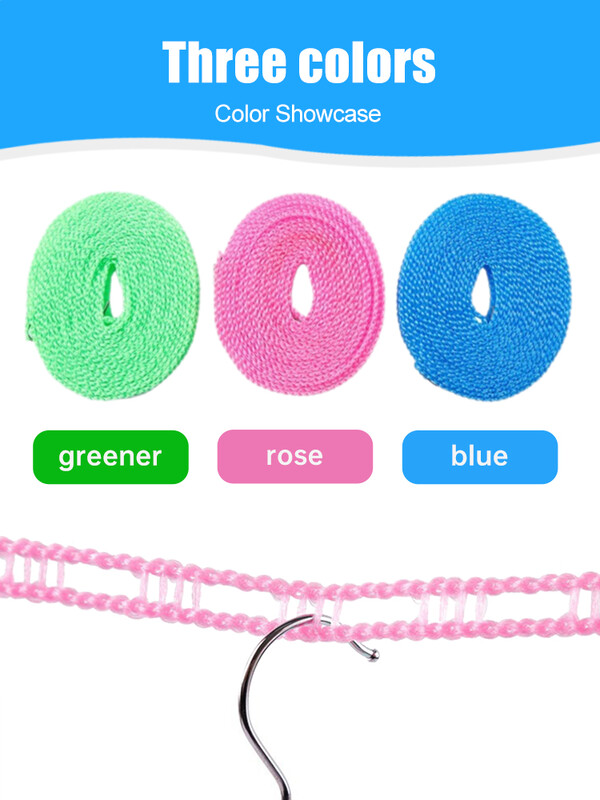 Tuulekindel libisemiskindel riidenöör aiatüüpi riidenöör õues kokkupandavad riided Korter Travel Camper pikendatav riidenöör