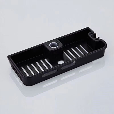 Duššihoidik Vannitoa riiul varraste riiulid šampoonialuse alus, puurimiseta Tõstevarras dušipea hoidja riiuli korraldaja