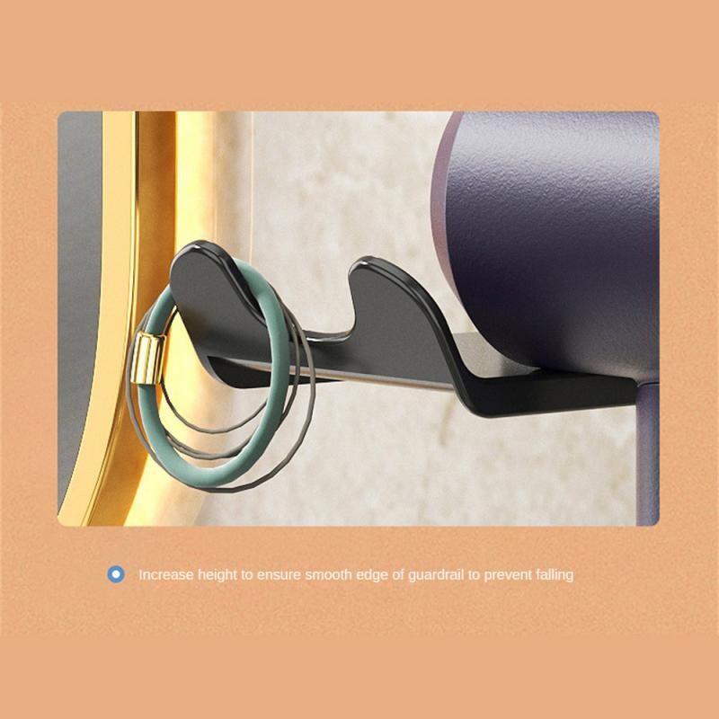 Zidni držač sušila za kosu za Dyson stalak za sušilo za kosu Kupaonska polica Aparat za ravnanje kose Stalak za pohranu Kupaonski organizator