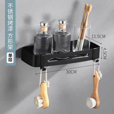 Roostevabast terasest vannitoariiulid Nurgariiul Korraldaja Köök Sucker Seinale paigaldatav hoiuruum Nurgariiul Vannitoa tarvikud