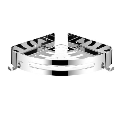 Roostevabast terasest vannitoariiulid Nurgariiul Korraldaja Köök Sucker Seinale paigaldatav hoiuruum Nurgariiul Vannitoa tarvikud