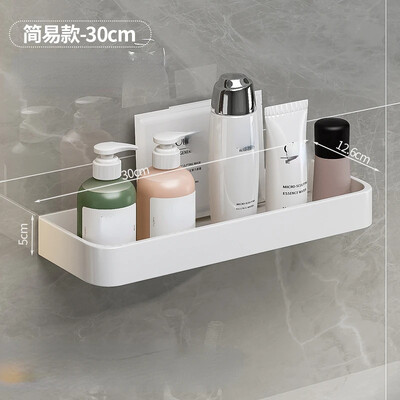 Alumiiniumist Vannitoa hoiuriiul Seinale paigaldatav dušihoidik Valge korraldaja Nurgariiulid WC šampooni kosmeetikahoidik