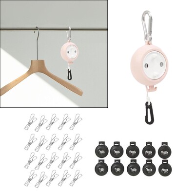 Konop za odjeću na uvlačenje Prijenosni produžni dodaci Stalak za sušenje rublja za unutarnje kampiranje Hotel Poslovno putovanje Dvorište