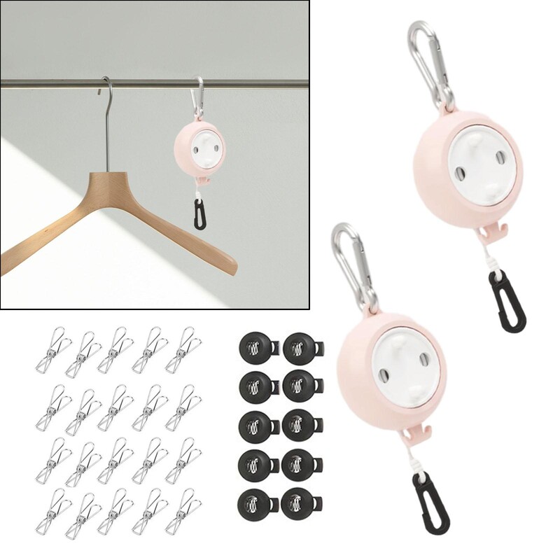 Konop za odjeću na uvlačenje Prijenosni produžni dodaci Stalak za sušenje rublja za unutarnje kampiranje Hotel Poslovno putovanje Dvorište