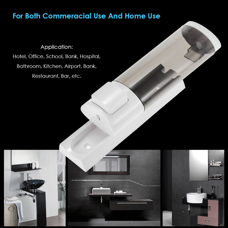 Seebi dosaator seinakinnitusega vedel šampoon dušigeeli dosaator kätepuhastusvahend pesuruumi losjoon vannitoa ja tualettruumi hotelli jaoks 200 ml