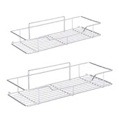 Vannitoa riiul roostevabast terasest dušiabiin korv Köök hoiuriiul Seinale kinnitatav hoiurest kleebisega