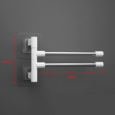 Rankšluosčių kabykla Vonios kambario aksesuarų rinkiniai Virtuvės sieninė lentyna be gręžimo Montuojami organizatoriai Sandėliavimas Nerūdijančios vonios lentynos