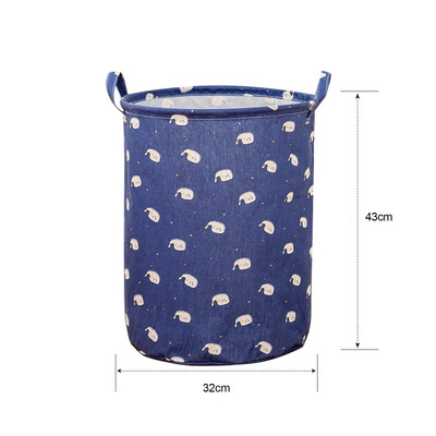 Korraldaja Lõuend pesukorv Veekindel suure mahutavusega pesutakistus Määrdunud riiete hoiukorv Mänguasja kodune hoiukast 45x35