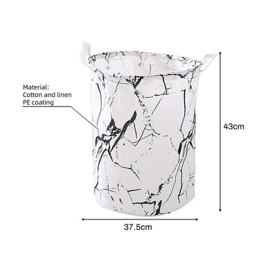 Korraldaja Lõuend pesukorv Veekindel suure mahutavusega pesutakistus Määrdunud riiete hoiukorv Mänguasja kodune hoiukast 45x35