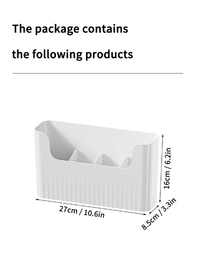 WORTHBUY multifunktsionaalne hoiustamisrest Föönihoidik Kosmeetikavahendite hoidik Seinale kinnitatav stantsivaba vannitoariiul